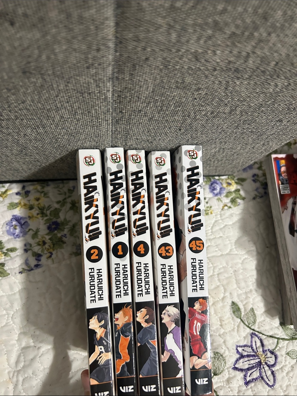 Target Haikyu!! Manga Volumes 2,3,4,5,25,43 - White & Orange Spines